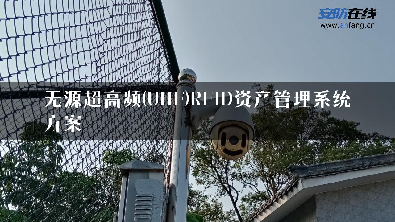 无源超高频(UHF)RFID资产管理系统方案