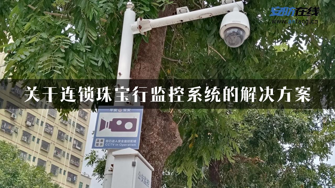 关于连锁珠宝行监控系统的解决方案