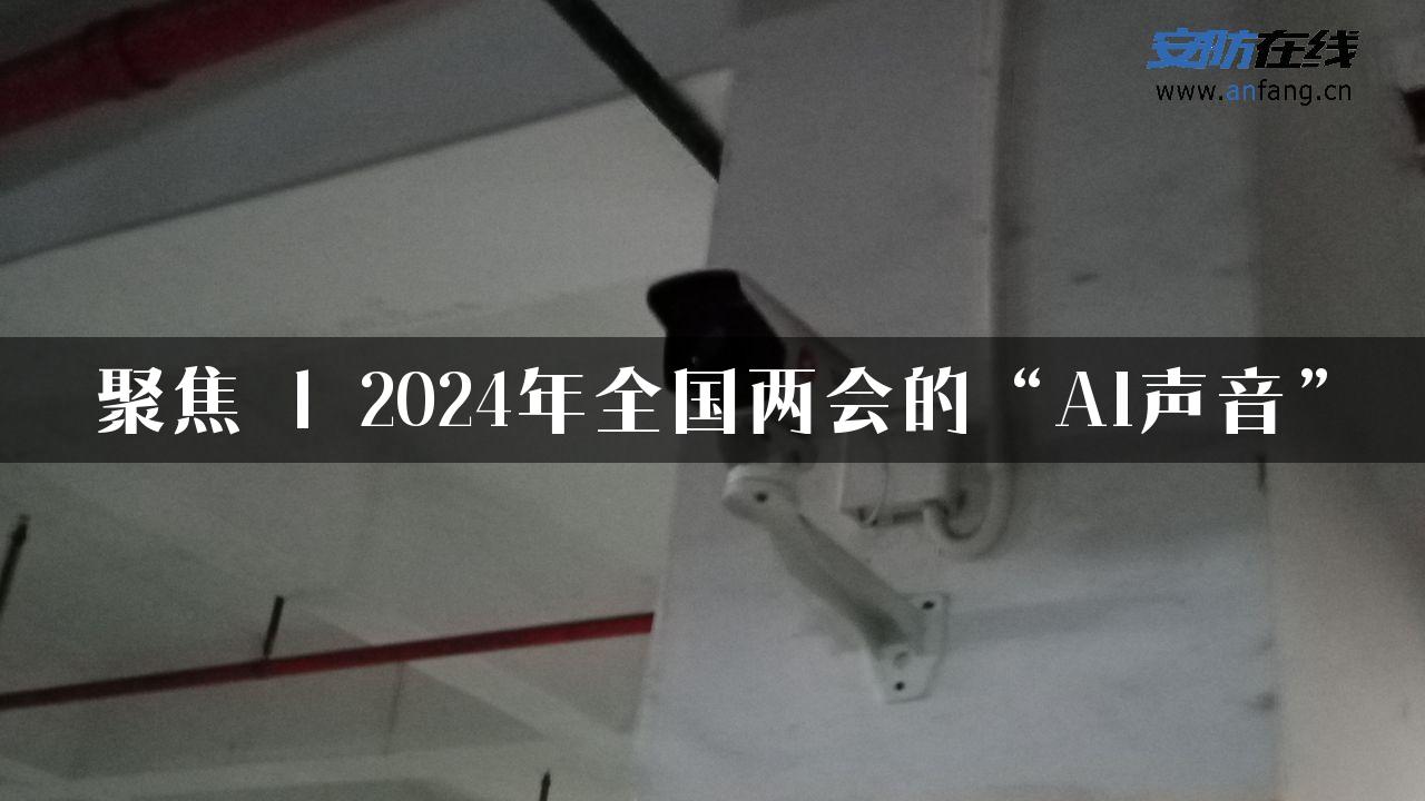 聚焦 | 2024年全国两会的“AI声音”