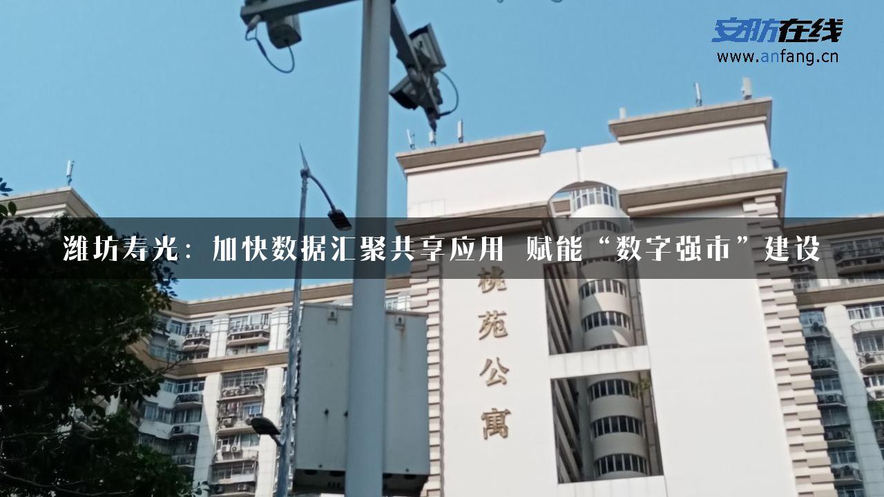 潍坊寿光：加快数据汇聚共享应用 赋能“数字强市”建设