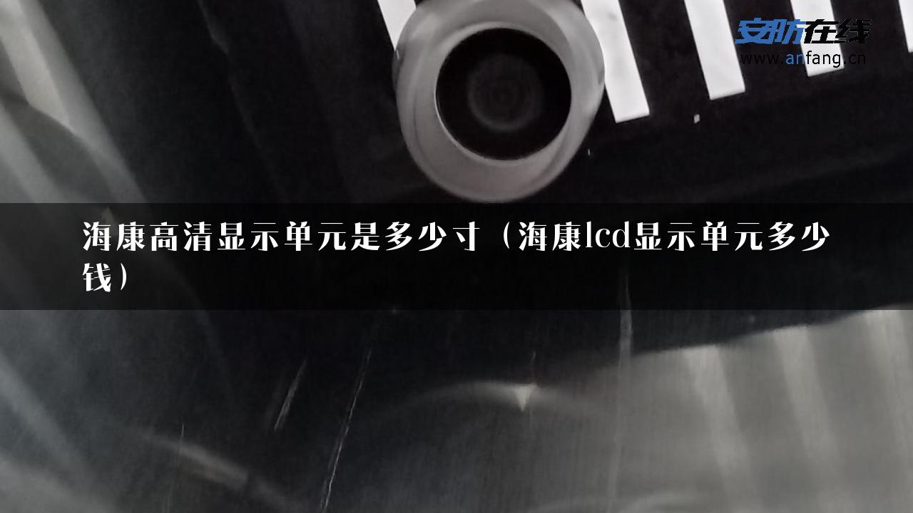 海康高清显示单元是多少寸（海康lcd显示单元多少钱）