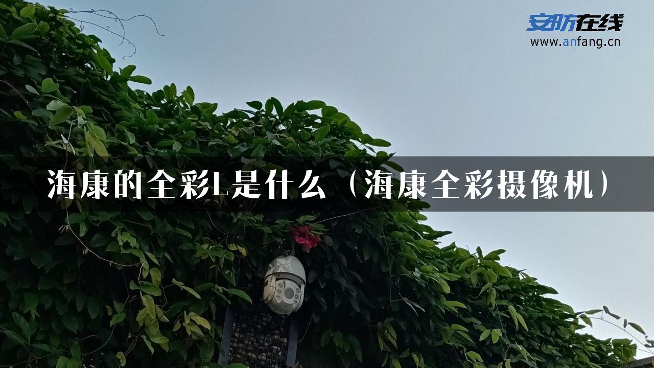 海康的全彩L是什么（海康全彩摄像机）