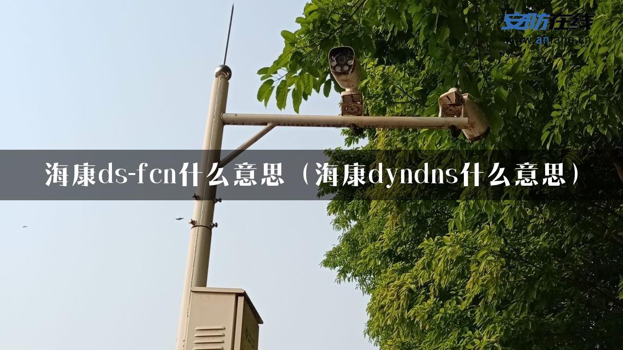 海康ds-fcn什么意思（海康dyndns什么意思）