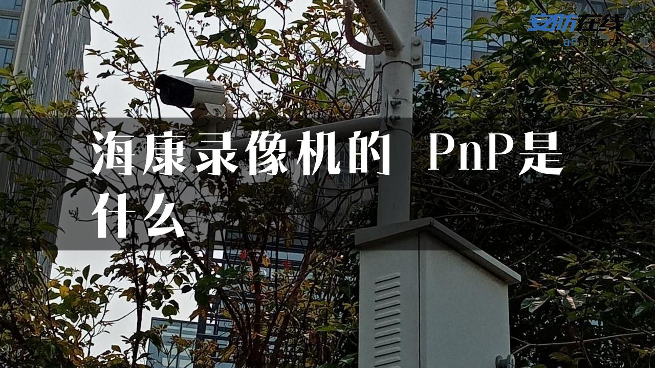 海康录像机的 PnP是什么