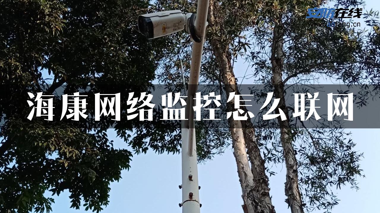 海康网络监控怎么联网