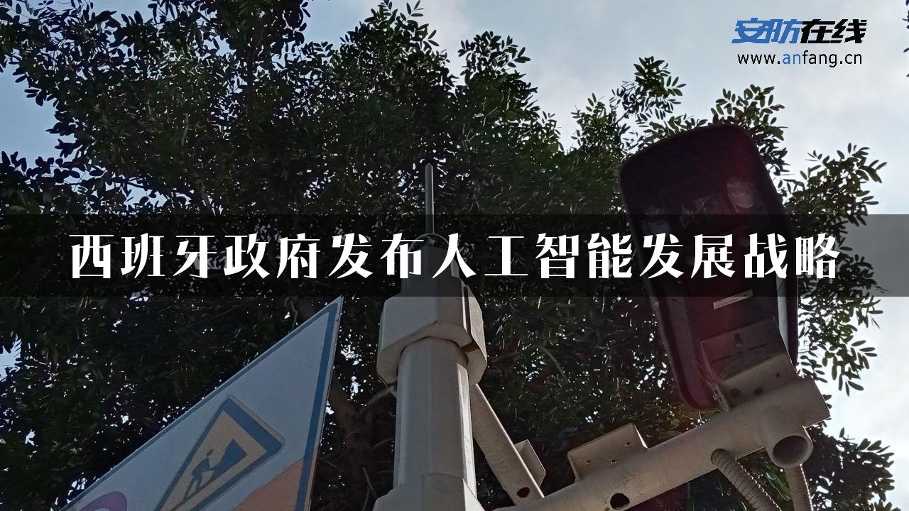 西班牙政府发布人工智能发展战略