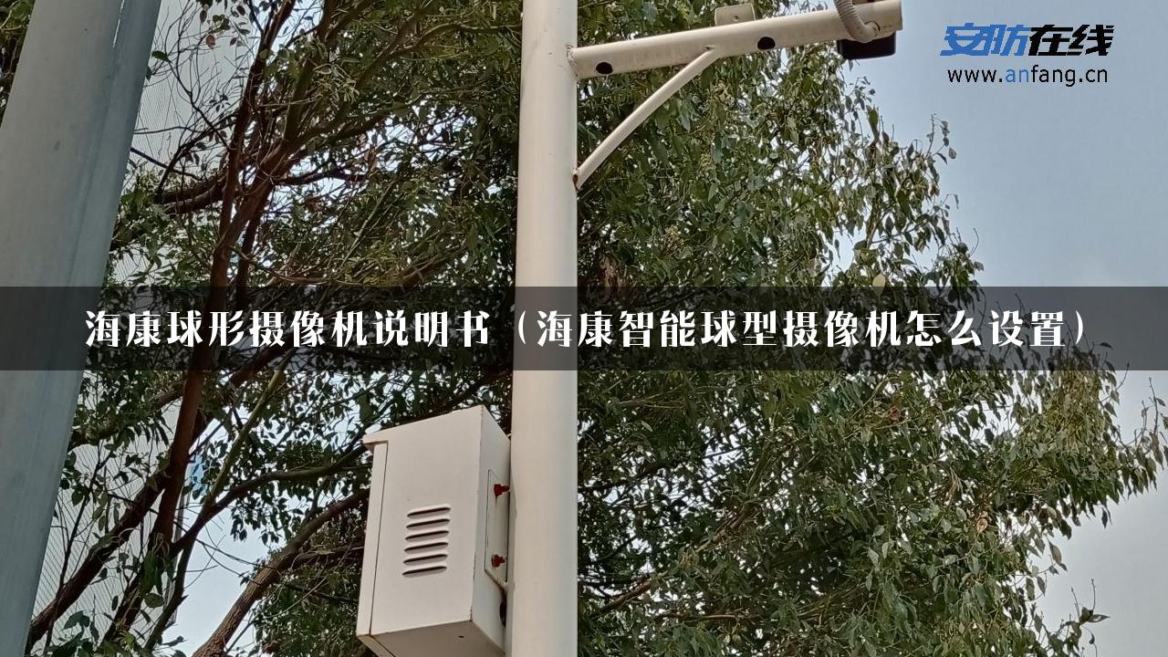 海康球形摄像机说明书（海康智能球型摄像机怎么设置）