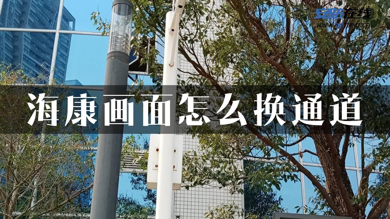 海康画面怎么换通道