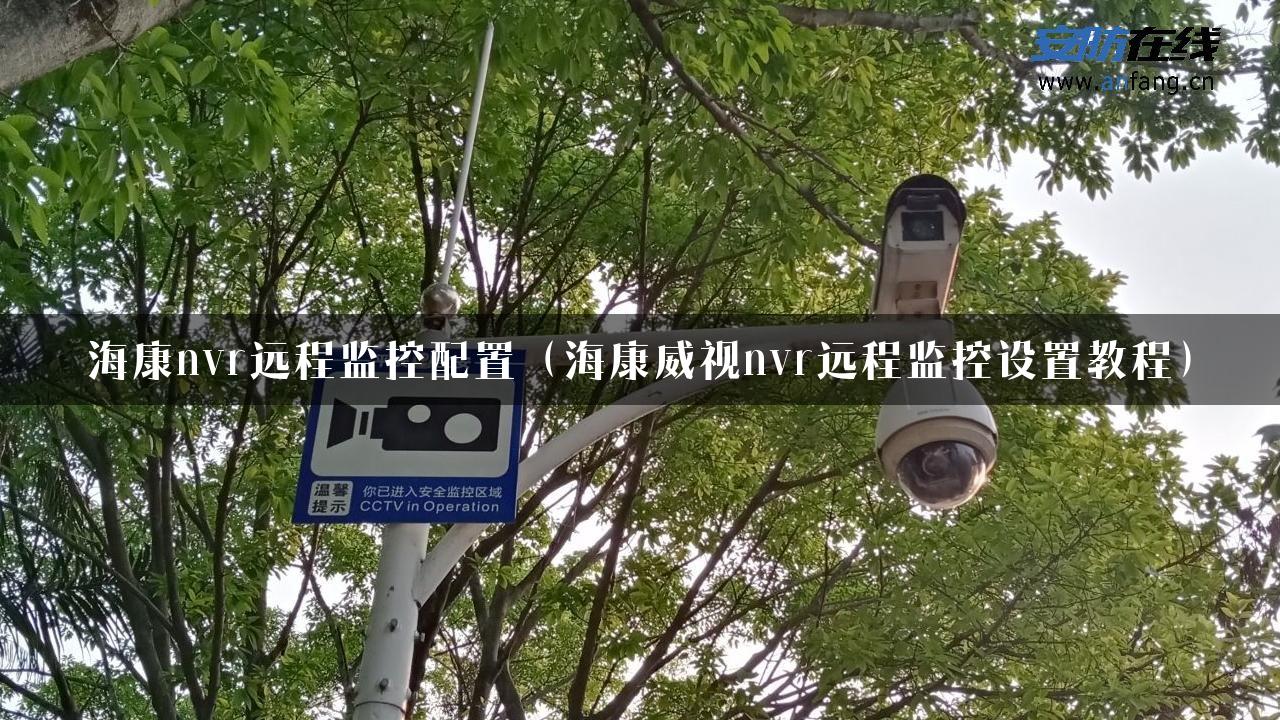 海康nvr远程监控配置（海康威视nvr远程监控设置教程）