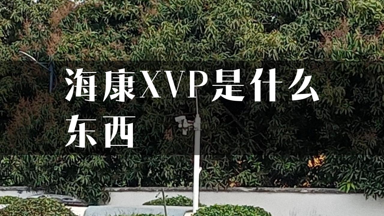 海康XVP是什么东西