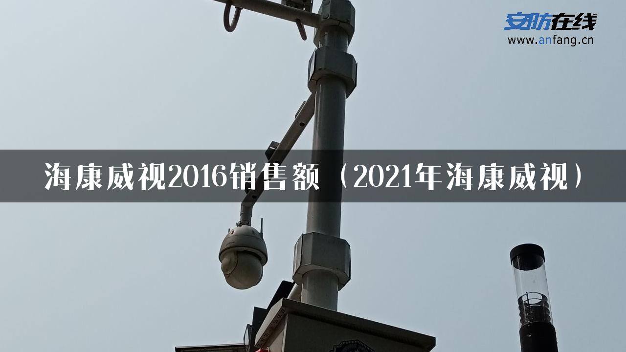 海康威视2016销售额（2021年海康威视）