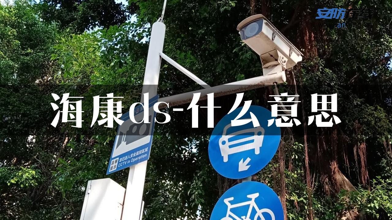 海康ds-什么意思