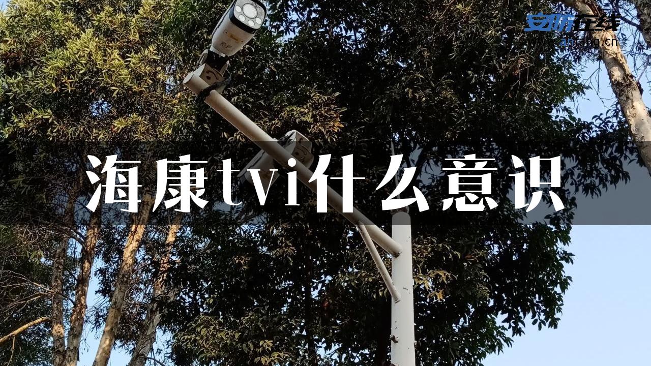 海康tvi什么意识