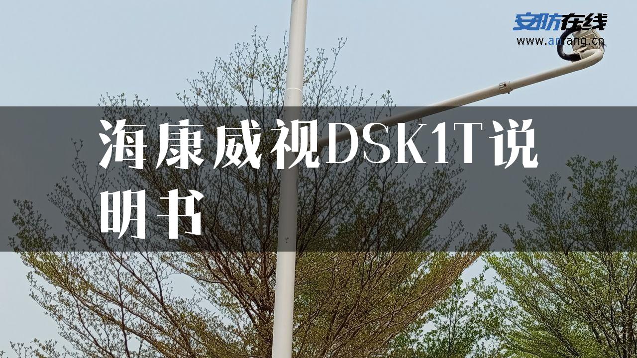 海康威视DSK1T说明书