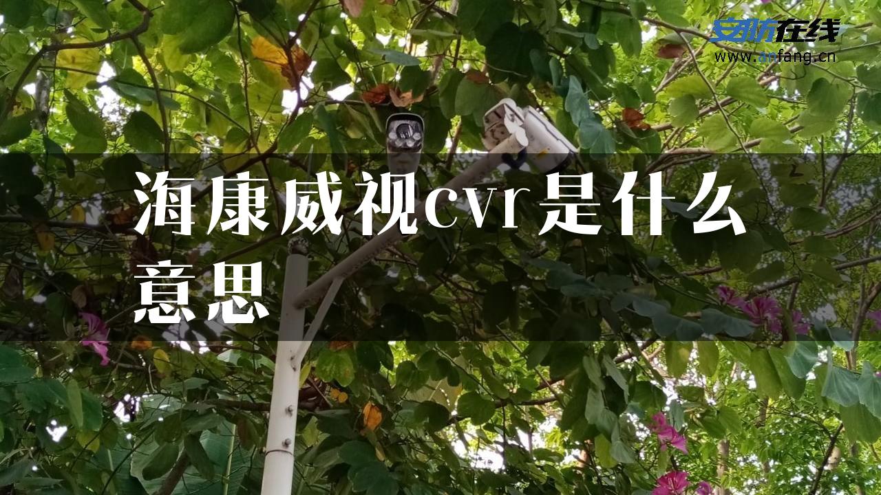 海康威视cvr是什么意思