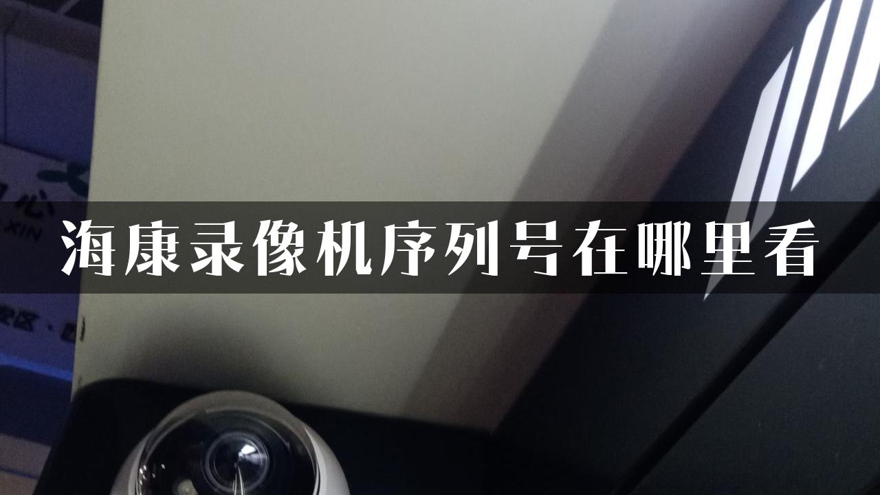 海康录像机序列号在哪里看