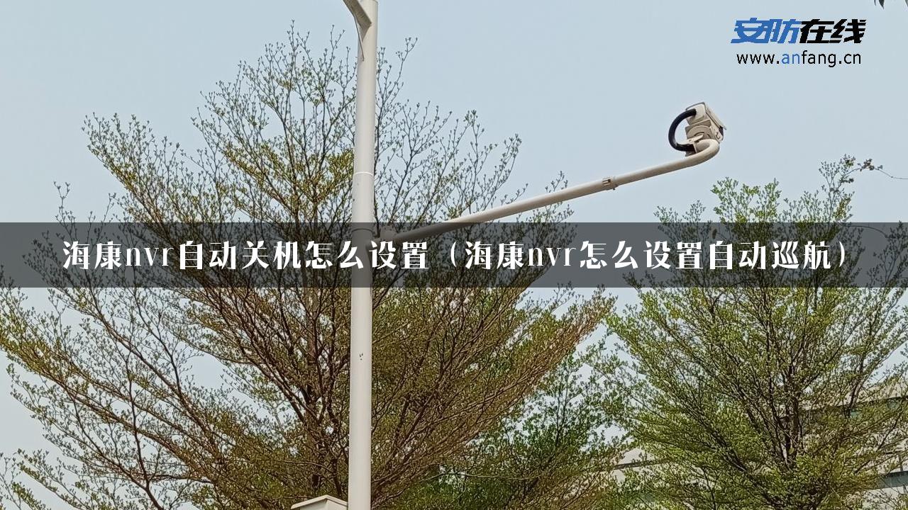 海康nvr自动关机怎么设置（海康nvr怎么设置自动巡航）