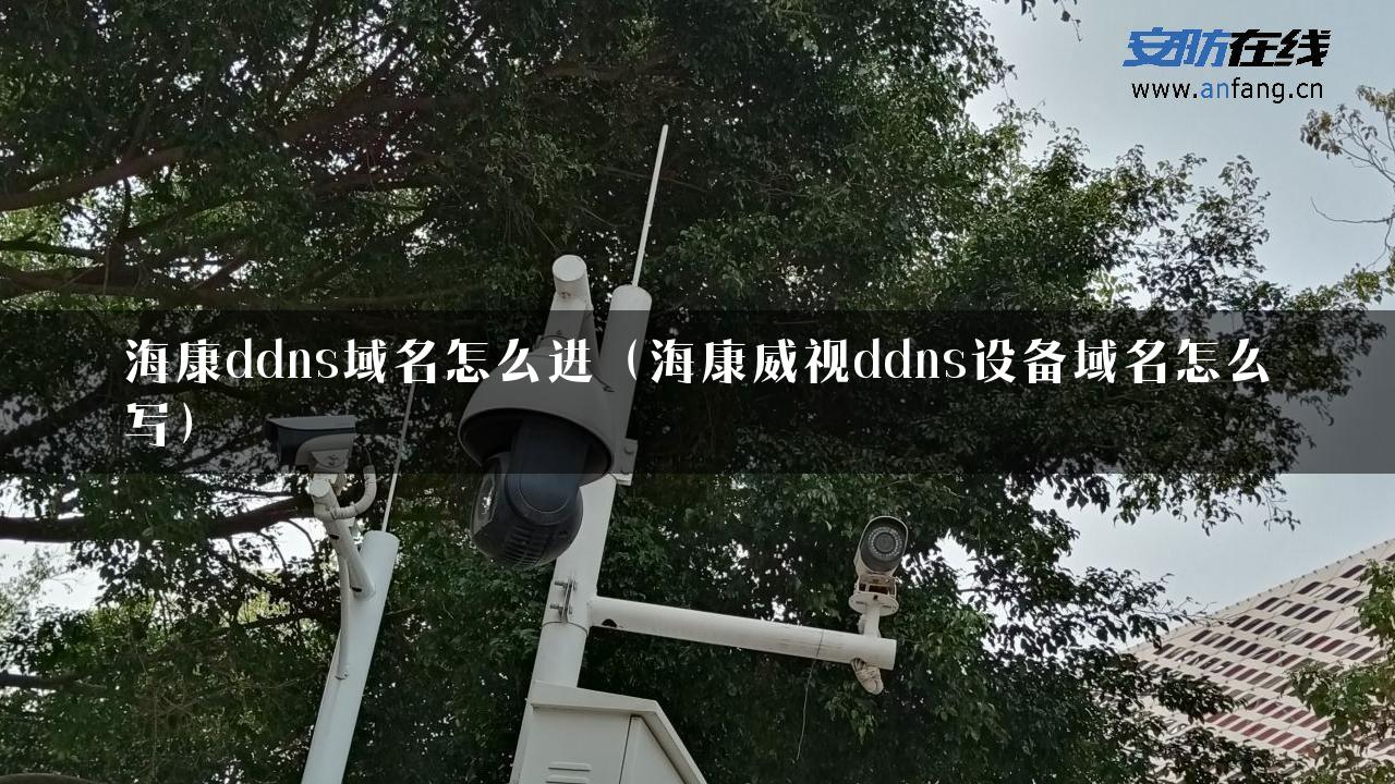 海康ddns域名怎么进（海康威视ddns设备域名怎么写）