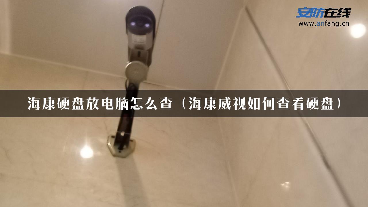 海康硬盘放电脑怎么查（海康威视如何查看硬盘）