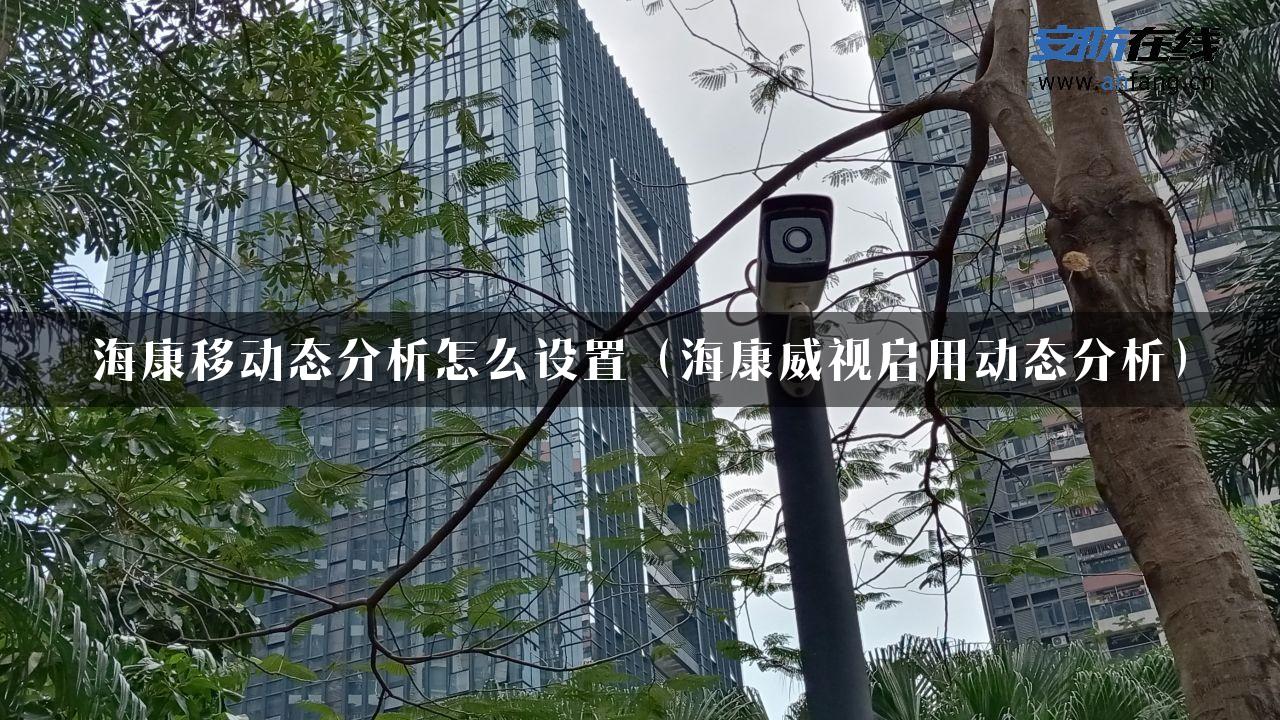 海康移动态分析怎么设置（海康威视启用动态分析）