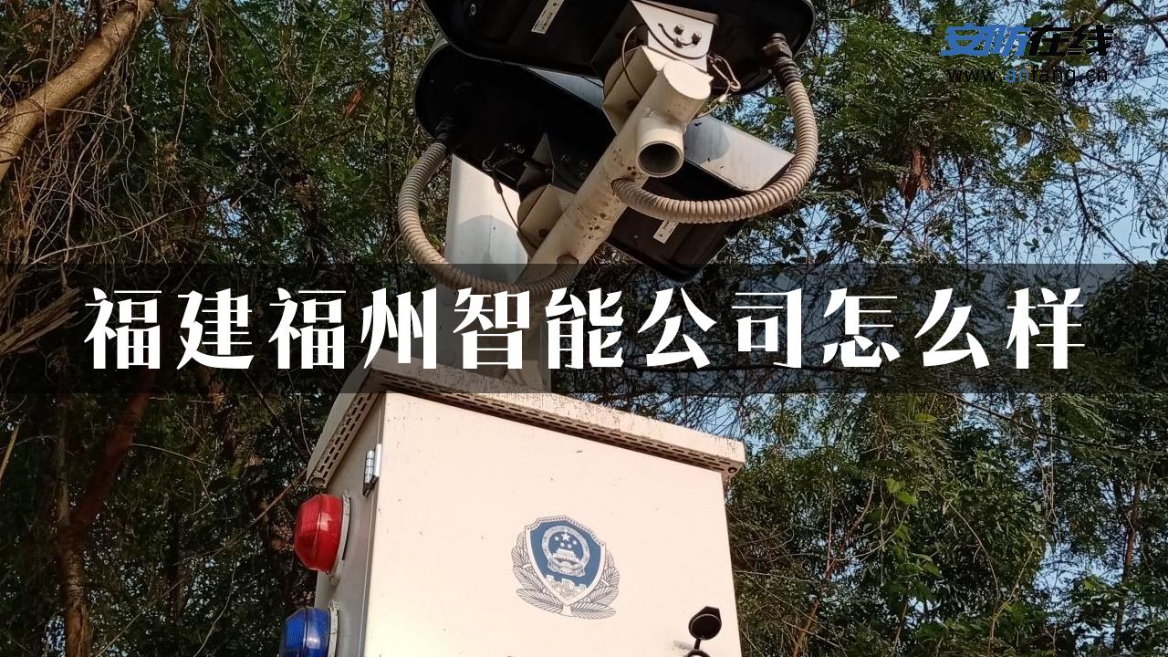 福建福州智能公司怎么样