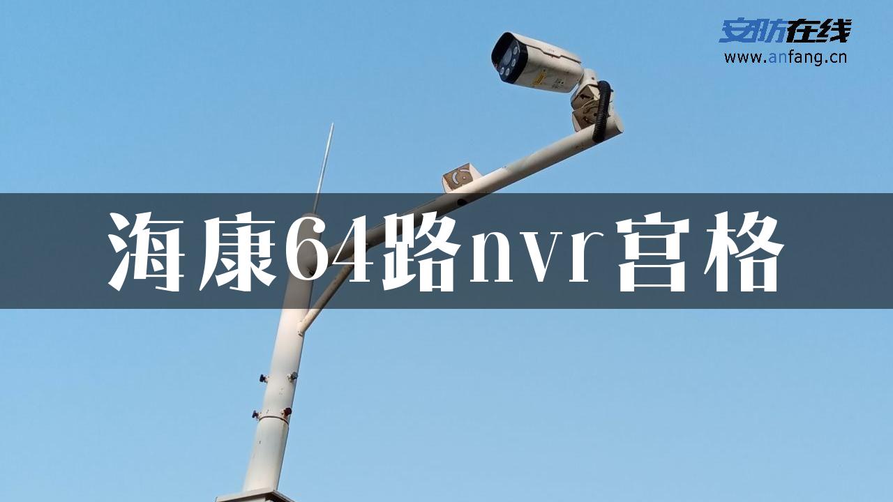 海康64路nvr宫格