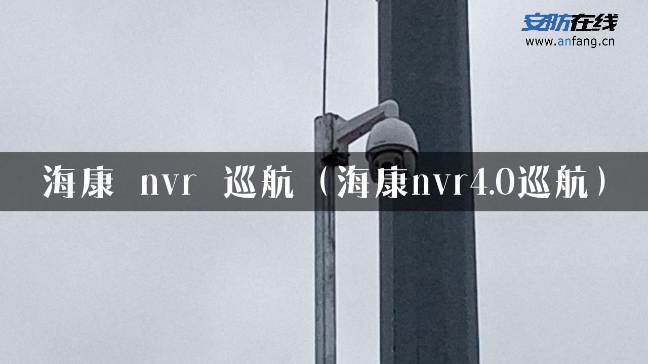 海康 nvr 巡航（海康nvr4.0巡航）