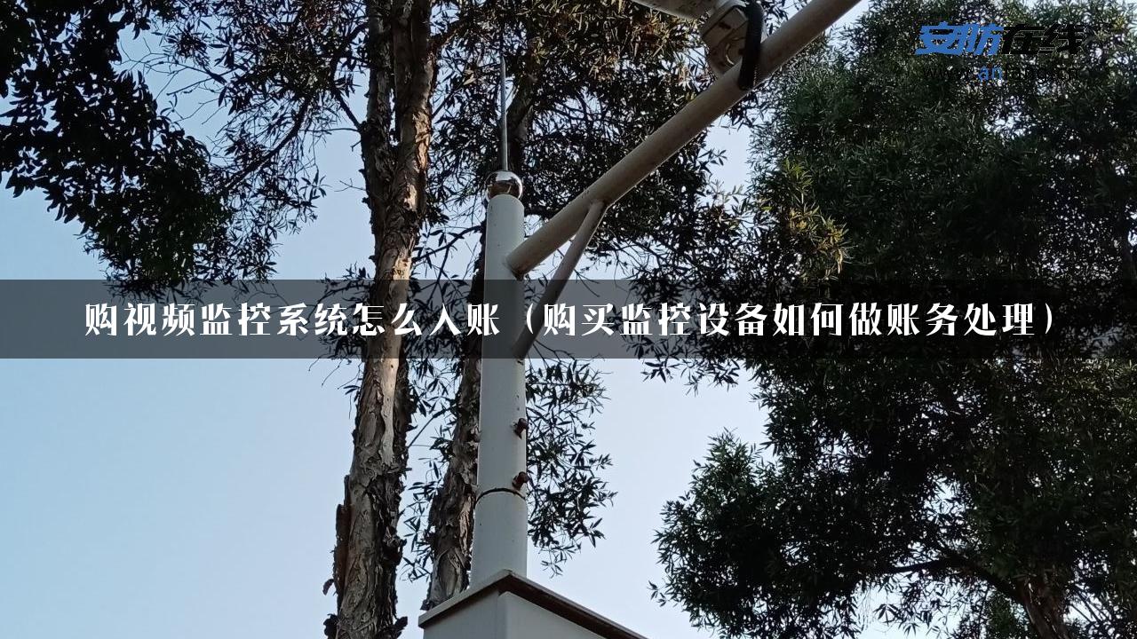 购视频监控系统怎么入账（购买监控设备如何做账务处理）