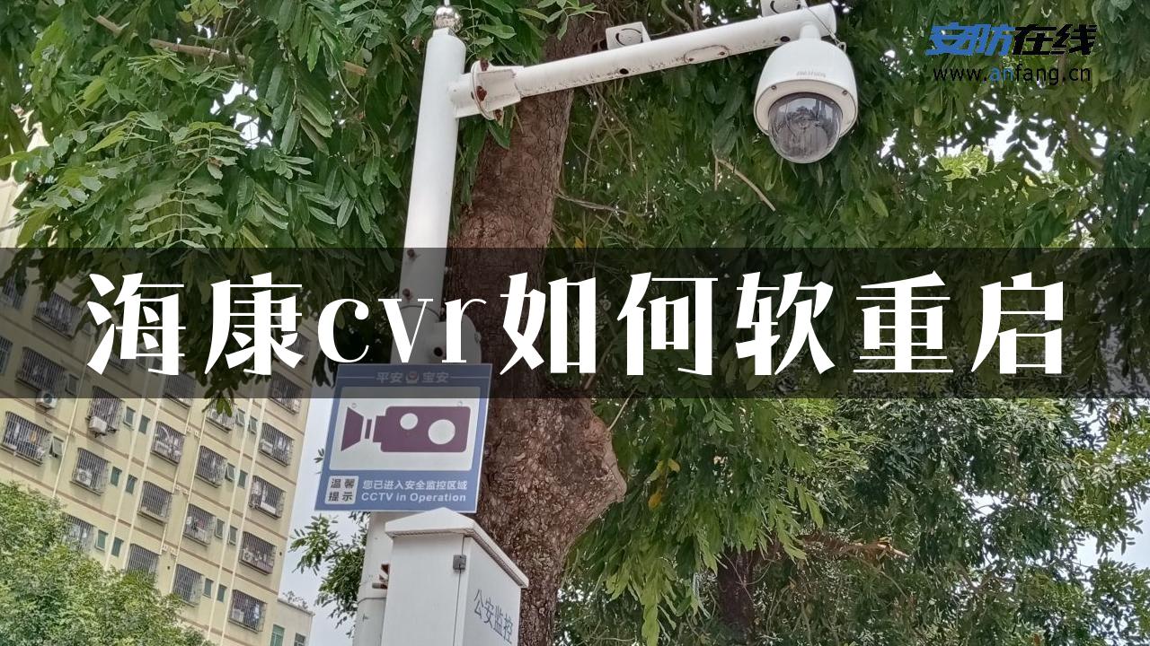 海康cvr如何软重启