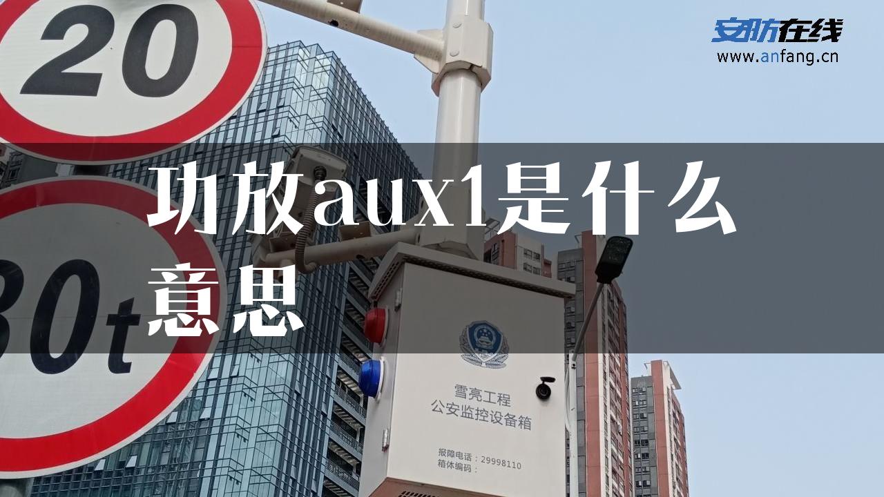 功放aux1是什么意思