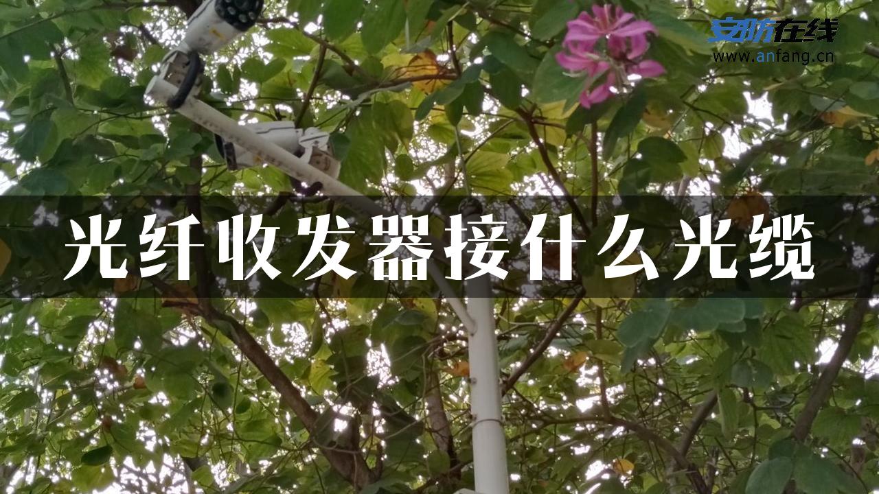 光纤收发器接什么光缆