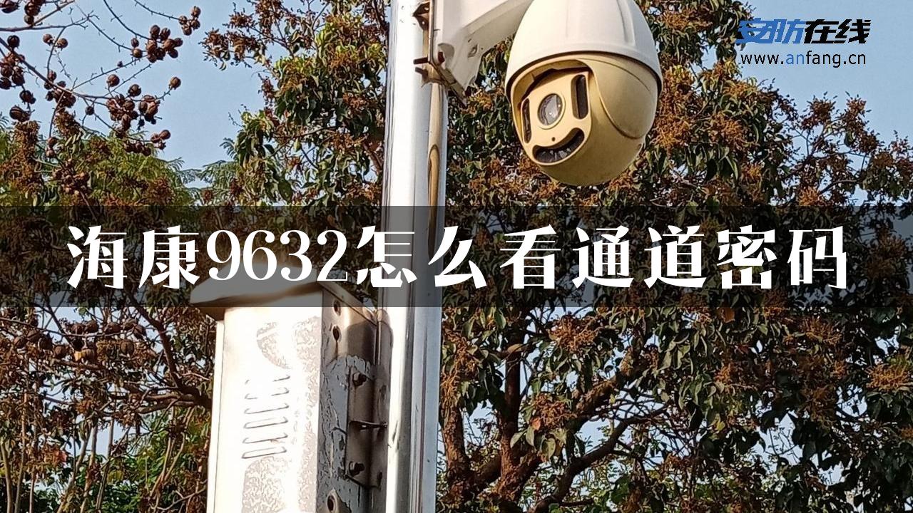 海康9632怎么看通道密码