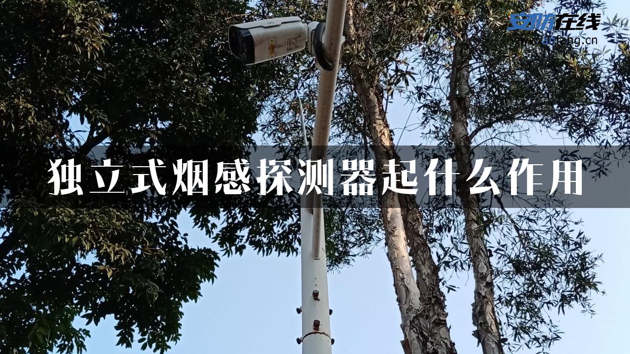 独立式烟感探测器起什么作用