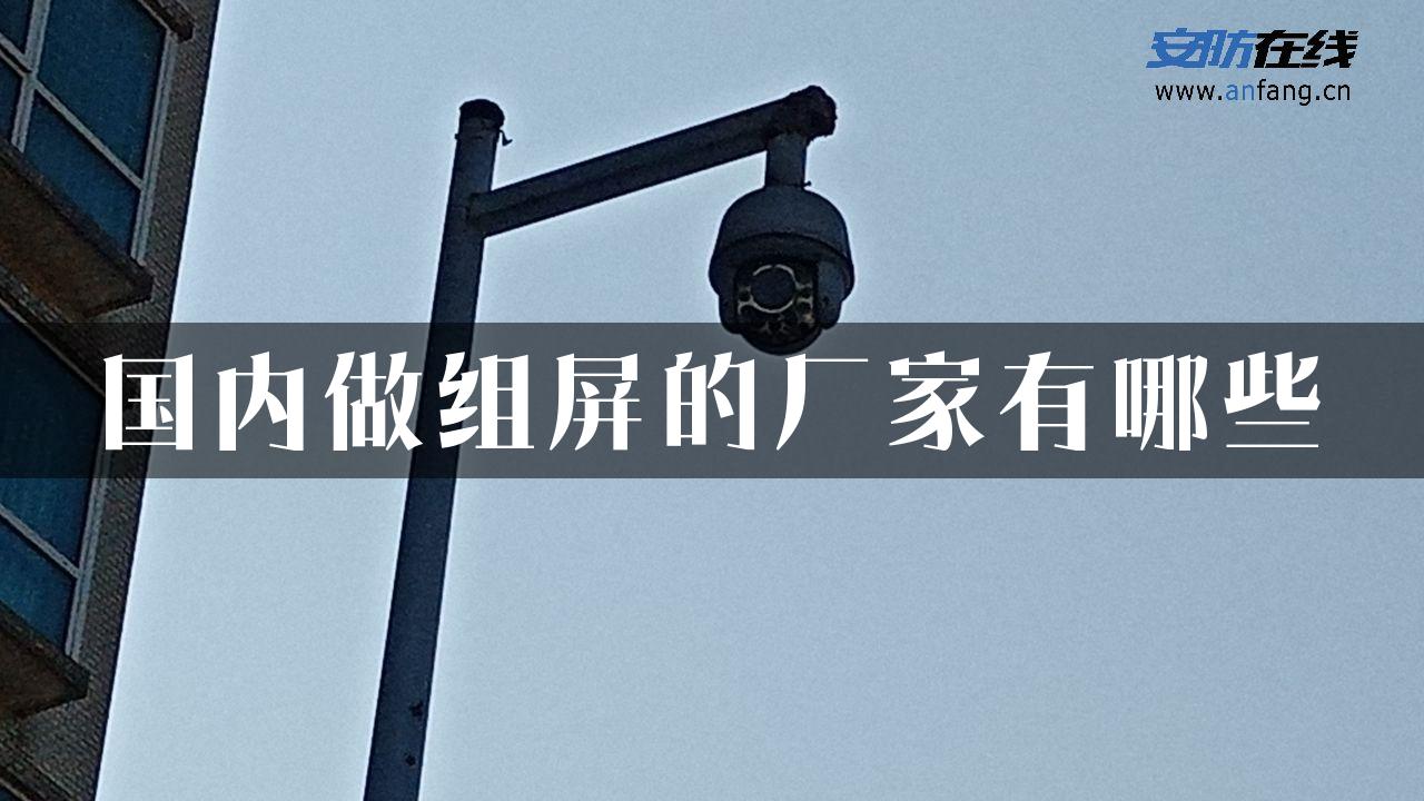 国内做组屏的厂家有哪些