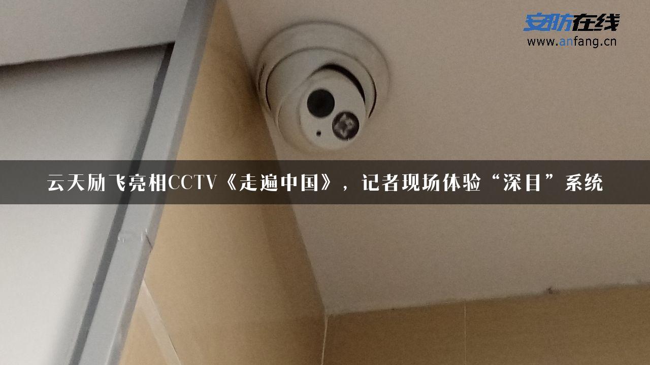 云天励飞亮相CCTV《走遍中国》，记者现场体验“深目”系统