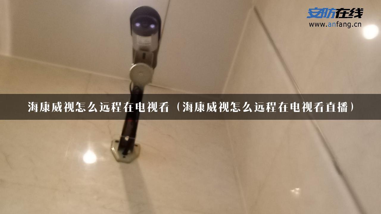 海康威视怎么远程在电视看（海康威视怎么远程在电视看直播）