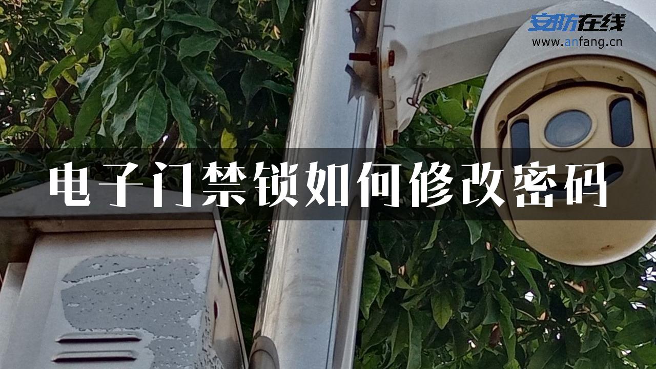 电子门禁锁如何修改密码