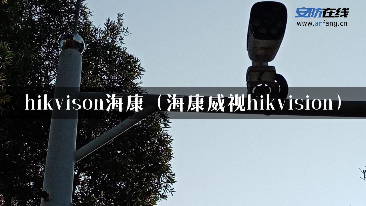 hikvison海康（海康威视hikvision）