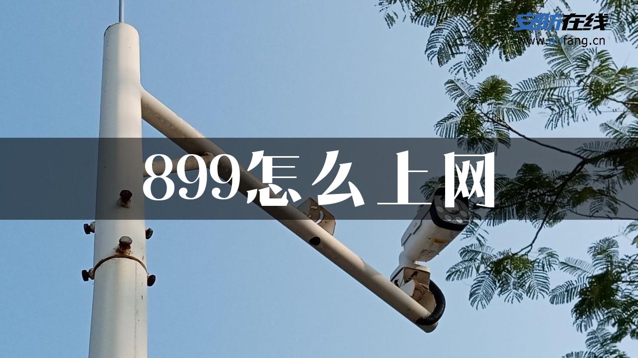 899怎么上网