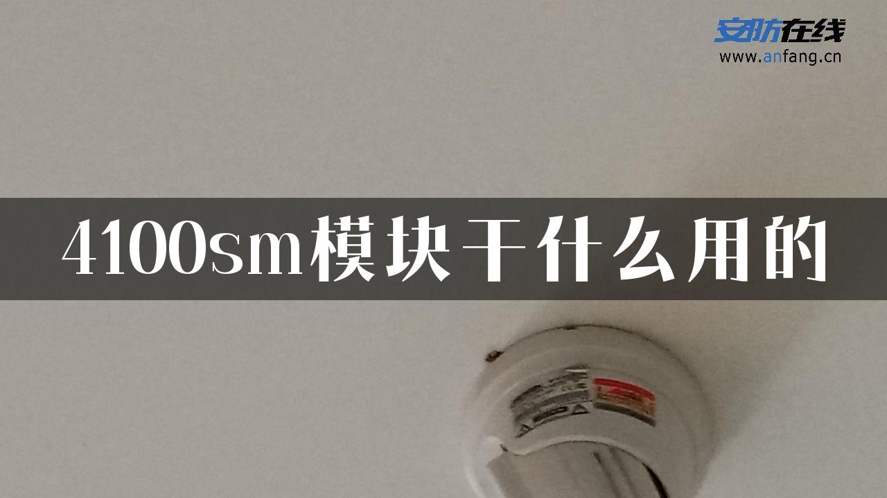 4100sm模块干什么用的