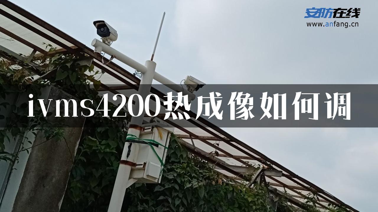 ivms4200热成像如何调