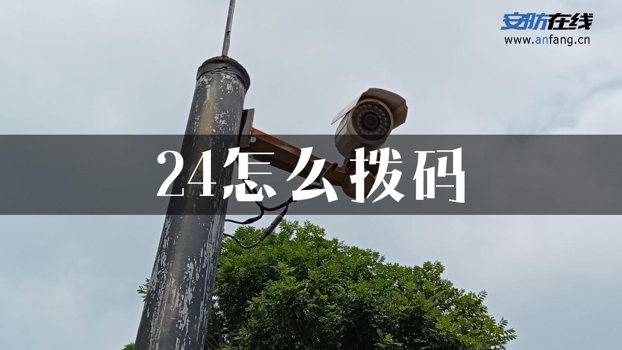 24怎么拨码