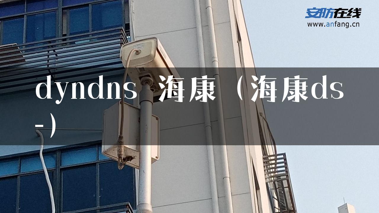 dyndns 海康（海康ds-）