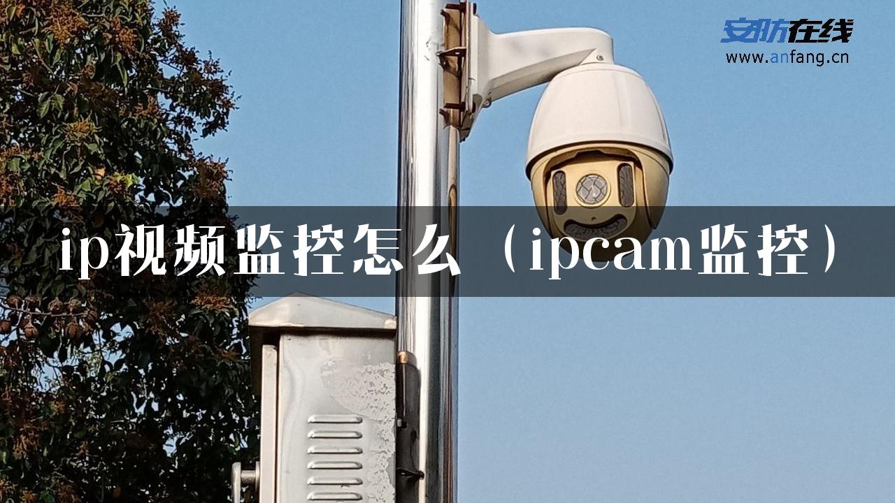 ip视频监控怎么（ipcam监控）