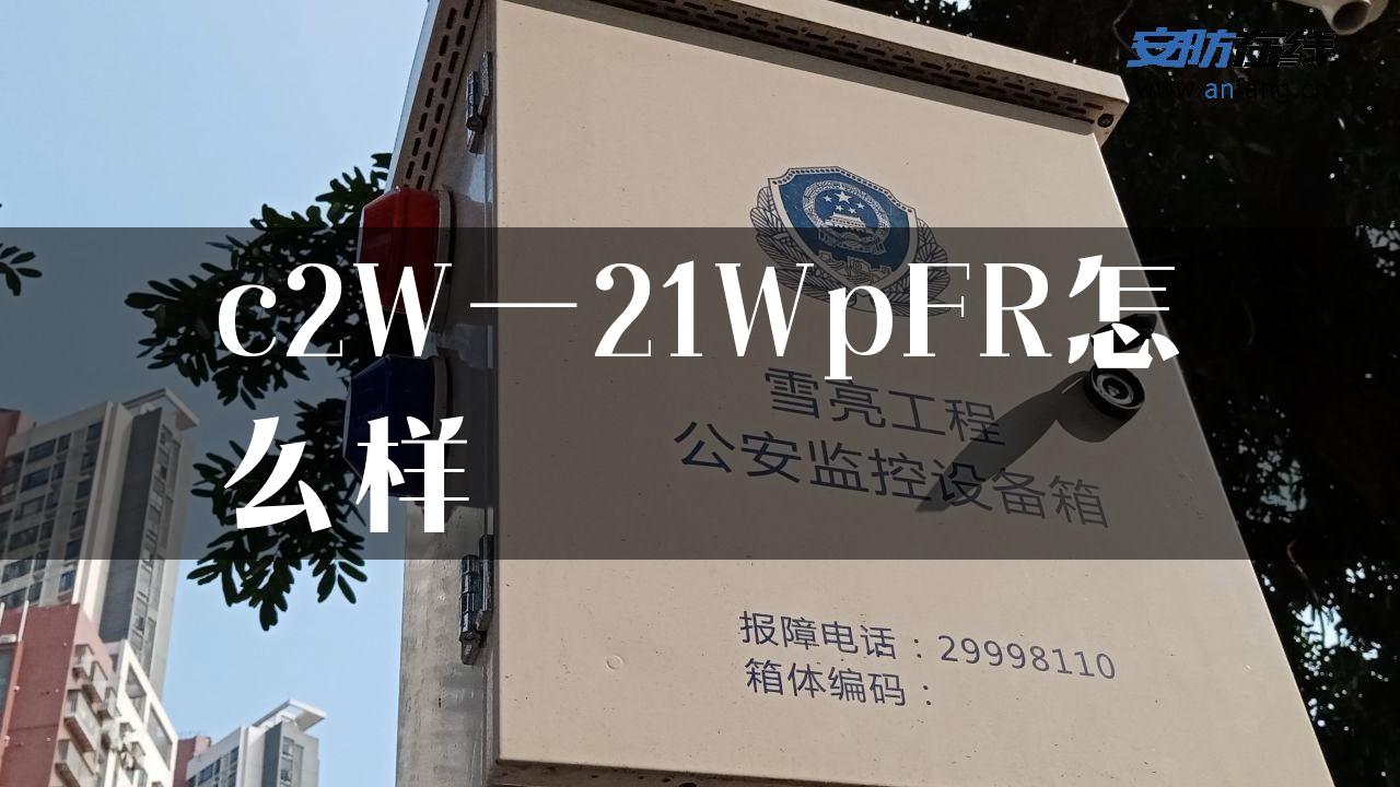 c2W一21WpFR怎么样