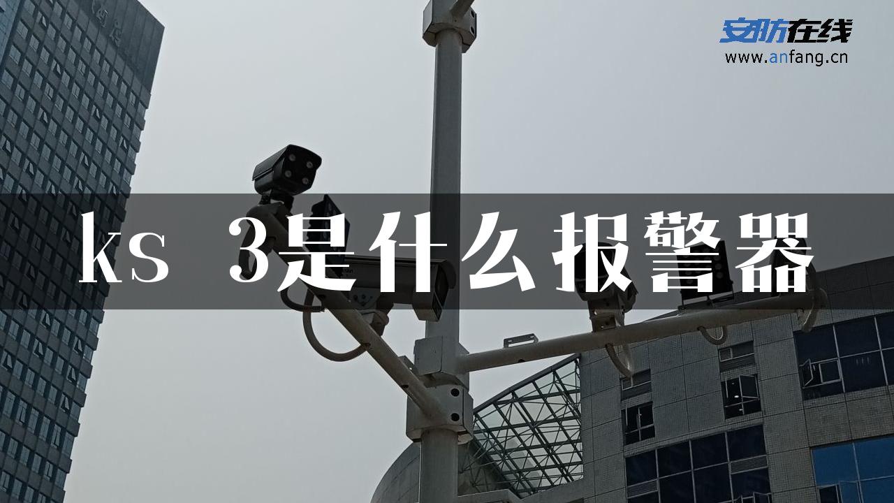 ks 3是什么报警器