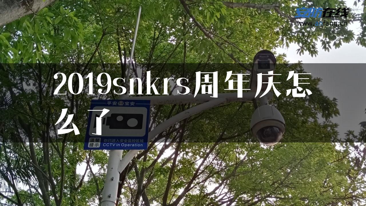 2019snkrs周年庆怎么了