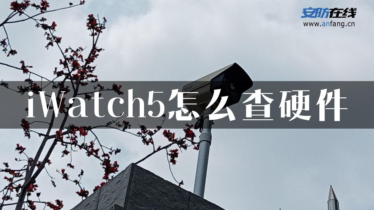 iWatch5怎么查硬件