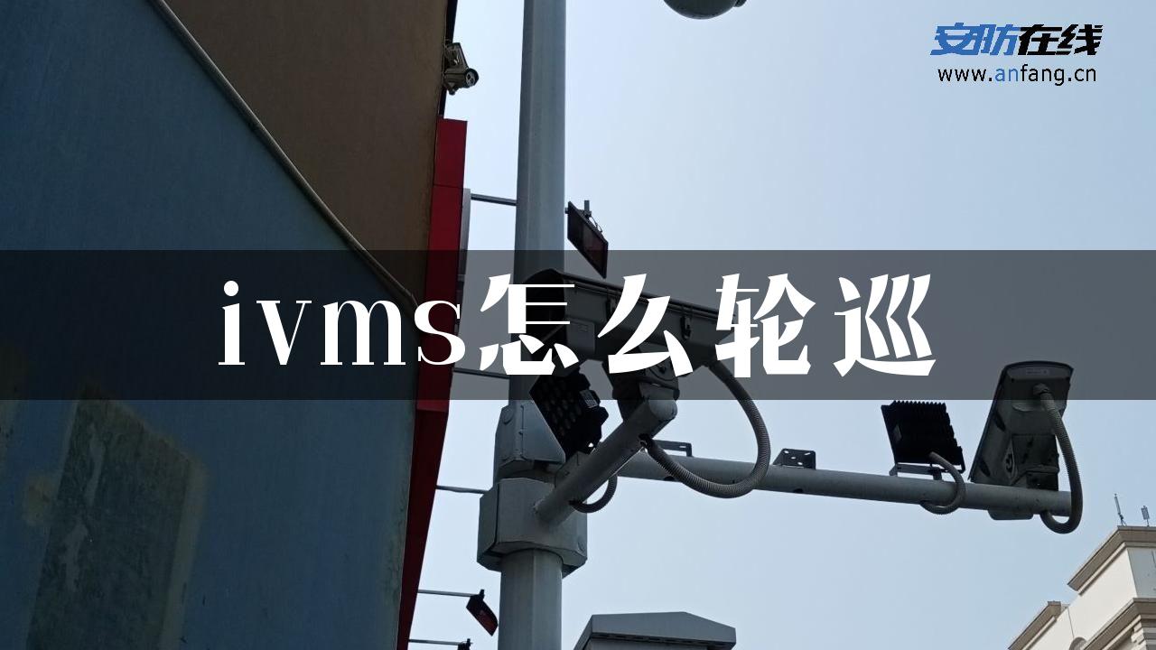 ivms怎么轮巡