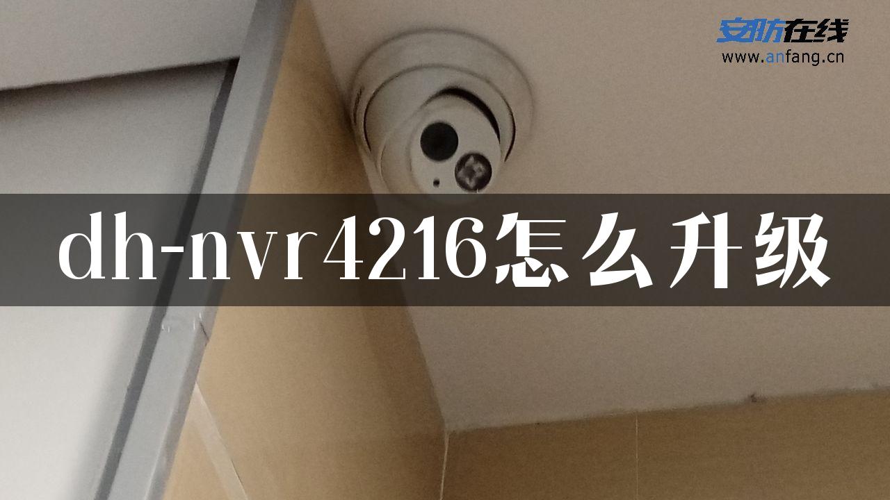 dh-nvr4216怎么升级